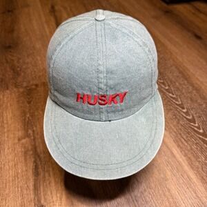 Husky Denim Hat Adjustable Strap Back Casual‎ Everyday Cap